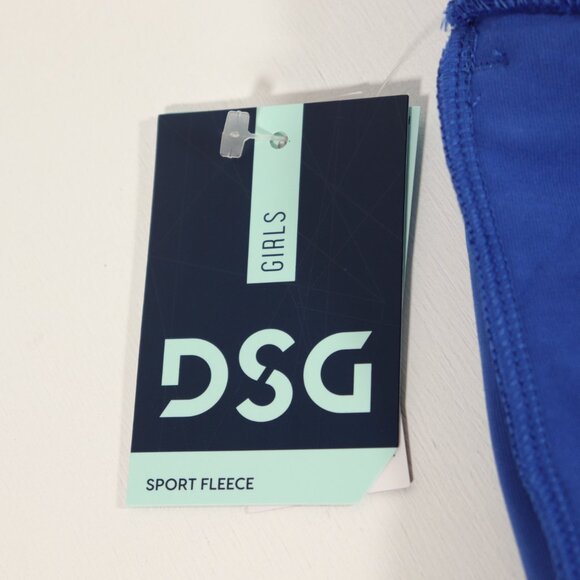 NWT DSG Girls Sport Fleece Mid Rise Shorts in Blue Size S - Picture 10 of 12